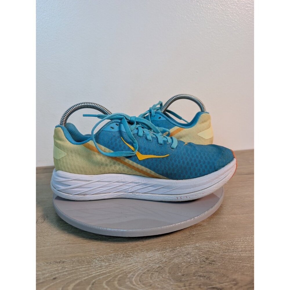 Hoka One One Rocket X womens Sz 7.5 Athletic Running Shoes Sneakers 1113532 SBLG - Picture 8 of 10